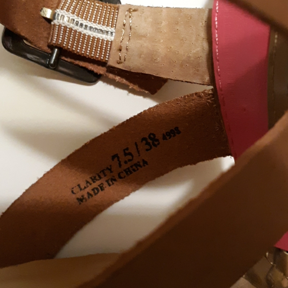Gladiator sandals, NWOT Chinese Laundry, size 7.5 - Picture 5 of 8